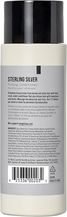 AG Care Colour Care Sterling Silver Toning Conditioner, 8 Fl Oz
